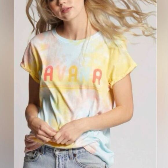 PROJECT KARMA TIE DYE HAVANA SHORT SLEEVE RETRO INSPIRED T-SHIRT NEW XL - Picture 2 of 7